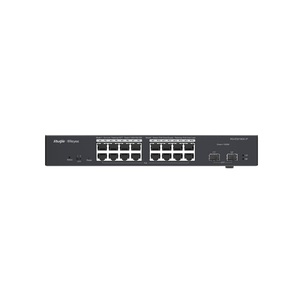Комутатор мережевий Ruijie Networks RG-ES218GC-P - зображення 2