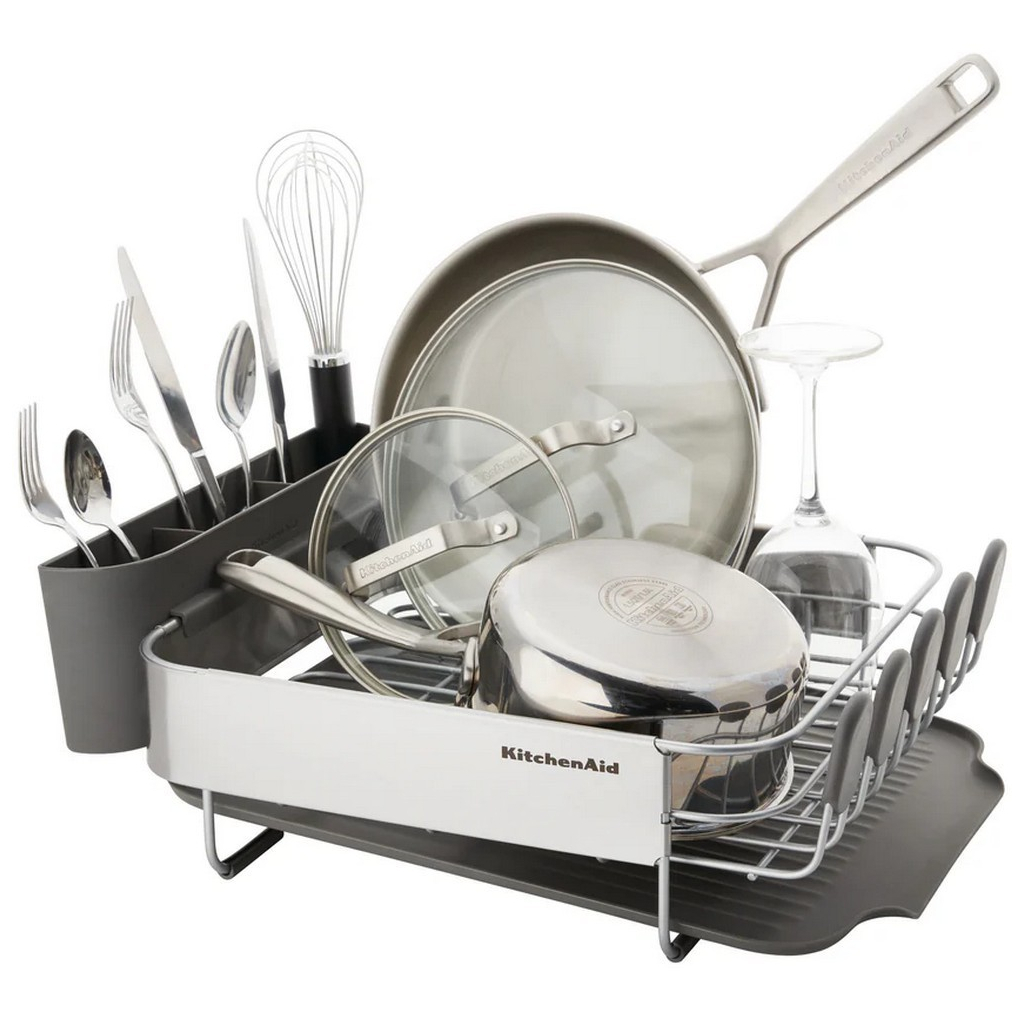 Сушарка для посуду KitchenAid Sinkware 41 x 33 x 17 см сірий (KEG895BXCGA) - зображення 3