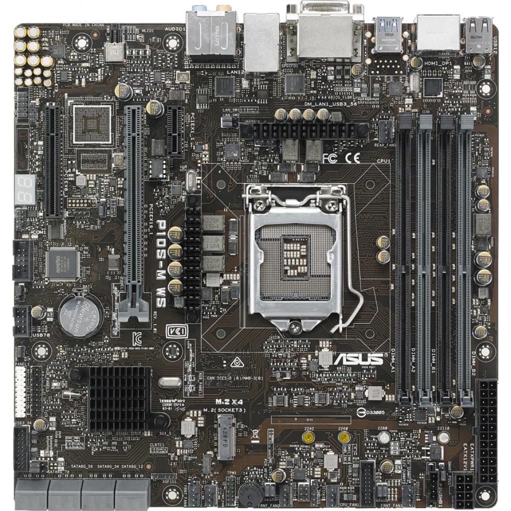 Серверна материнська плата ASUS P10S-M WS - зображення 1