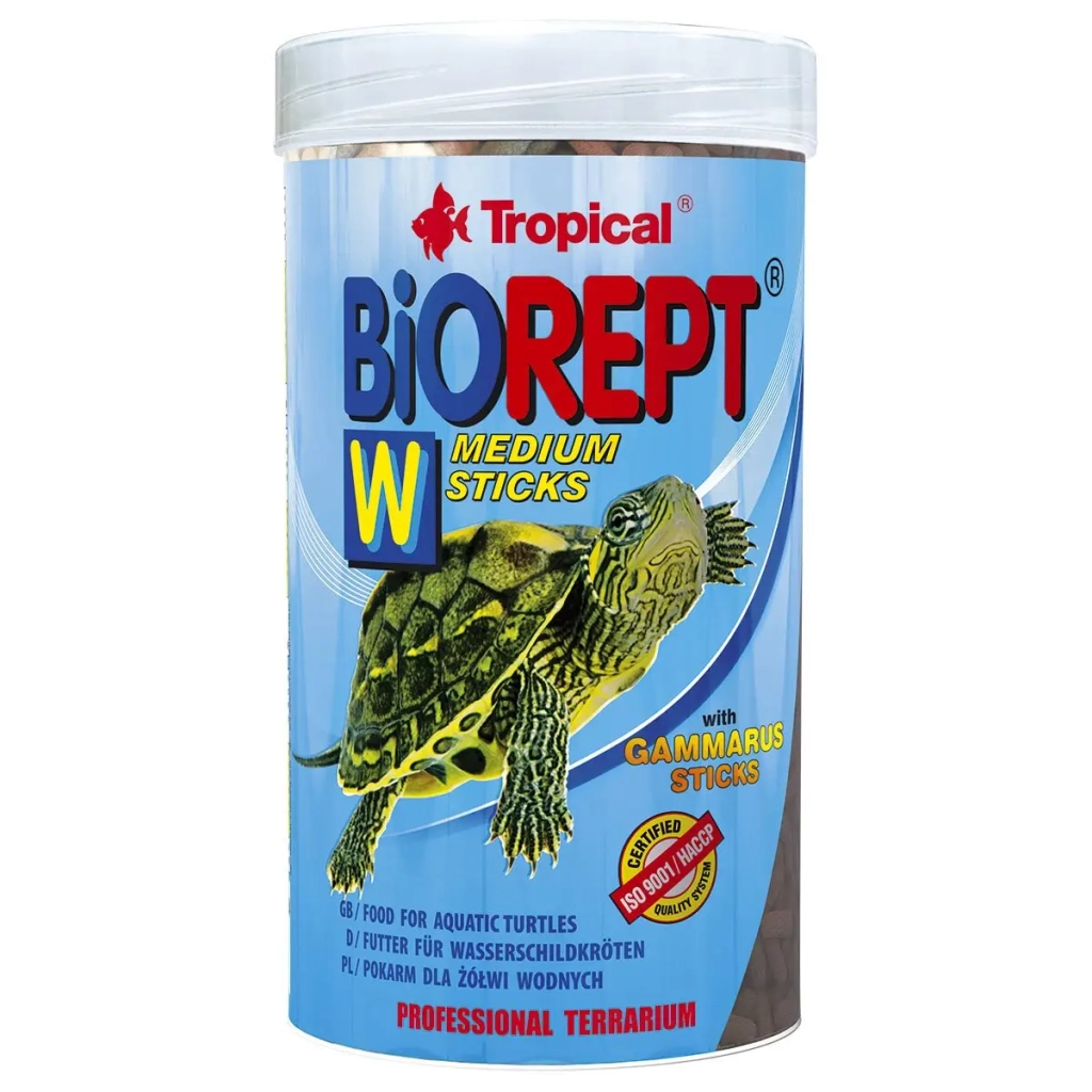 Корм для черепах Tropical Biorept W для земноводних і водних черепах 250 мл/75 г (5900469113646) - изображение 1