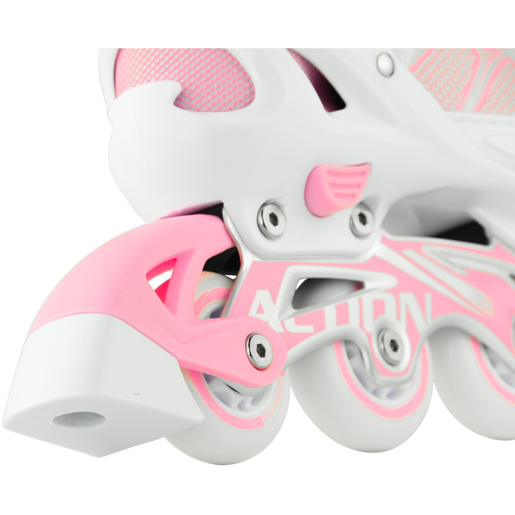 Роликові ковзани Action 2 в 1 Riply Рожеві 33-36 (153B5/2IN1PINK33-36) - зображення 8
