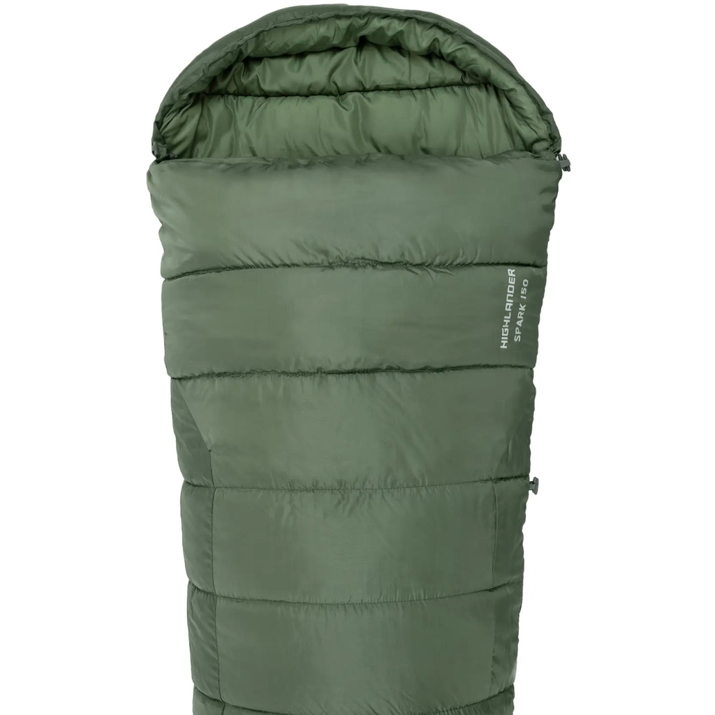 Спальний мішок Highlander Phoenix Spark 150/+4C Olive Green Left (SB242-OG) (929693) - зображення 4