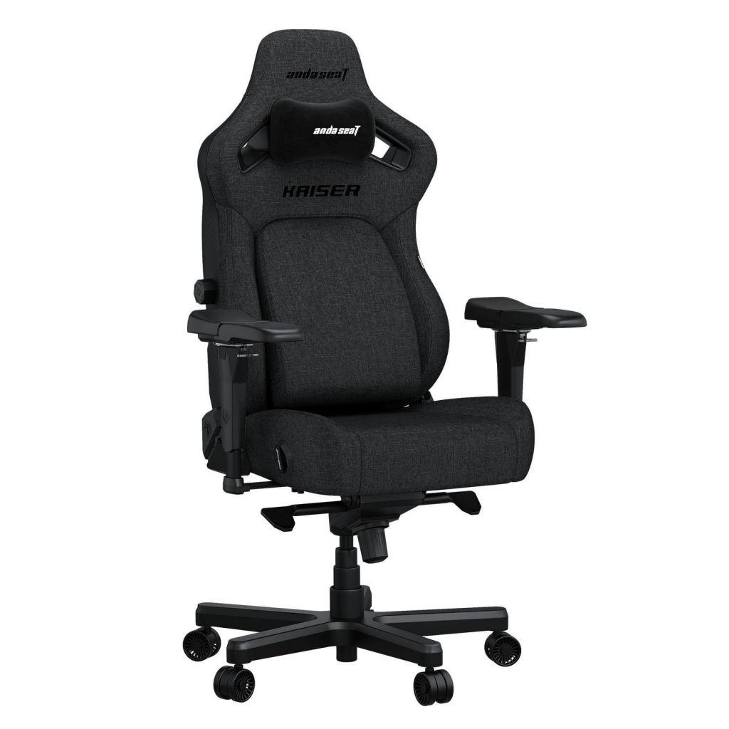 Крісло ігрове Anda Seat Kaiser 4 Fabric Size XL Dark Grey (AD12YDDC-XLL-20-GB-CF) - зображення 3