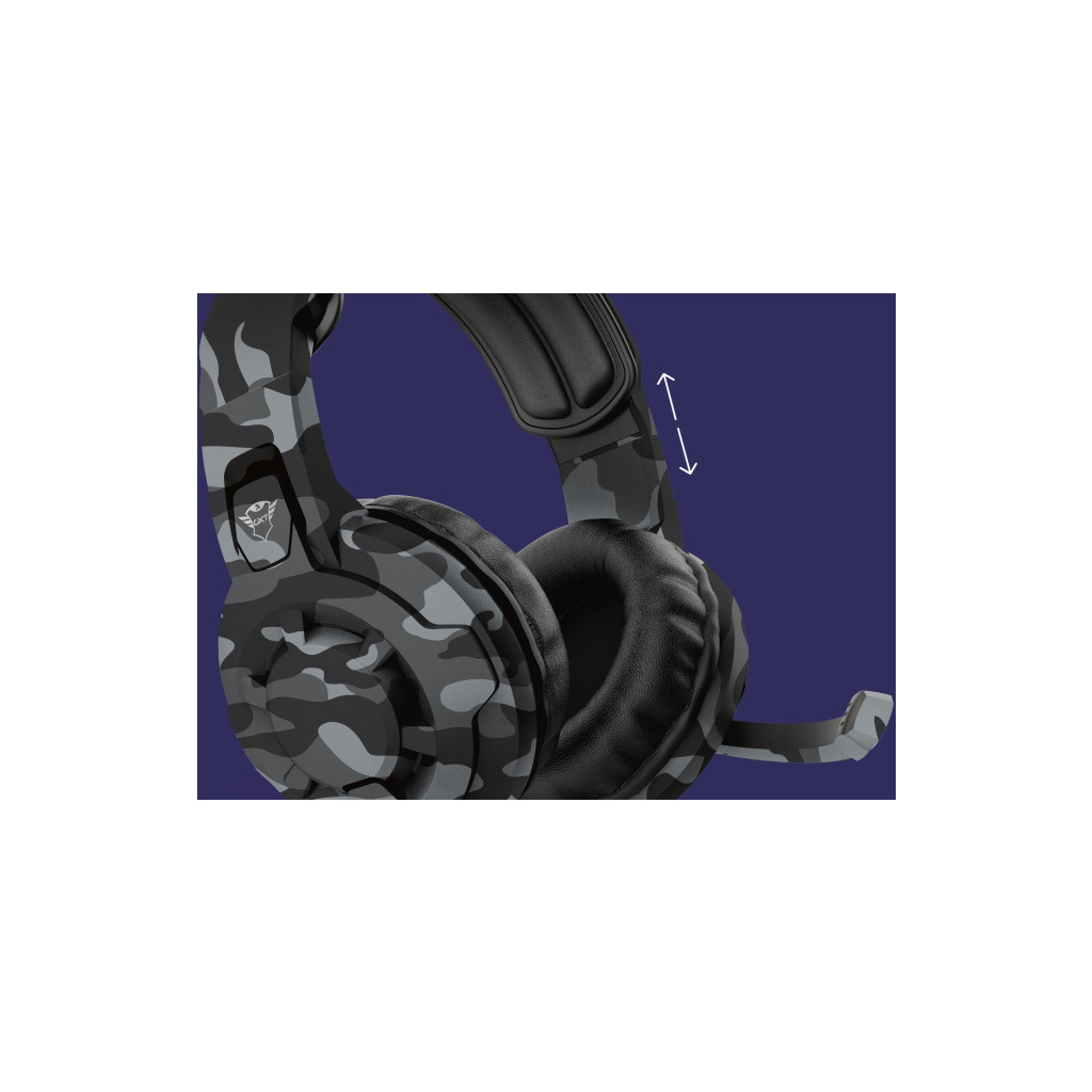 Навушники Trust GXT 411K RADIUS 3.5mm Black Camo (24360) - зображення 10