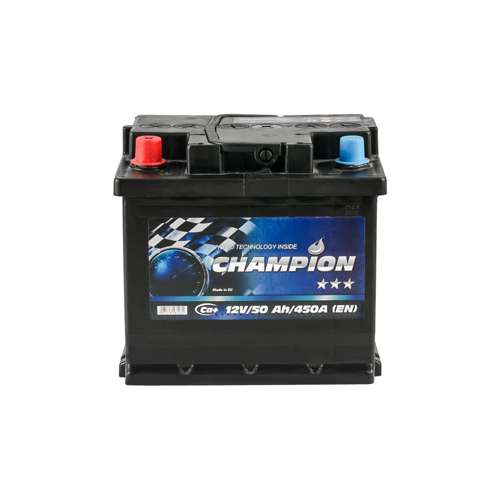 Акумулятор автомобільний Champion Black 50 Ah/12V (CHB50-1) - зображення 1