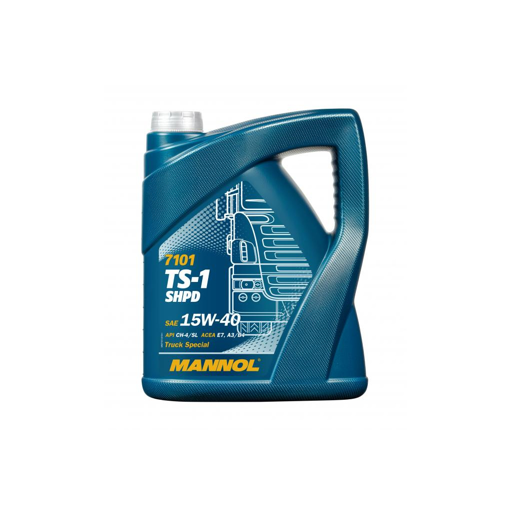 Моторна олива Mannol TS-1 SHPD 5л 15W-40 (MN7101-5) - изображение 1