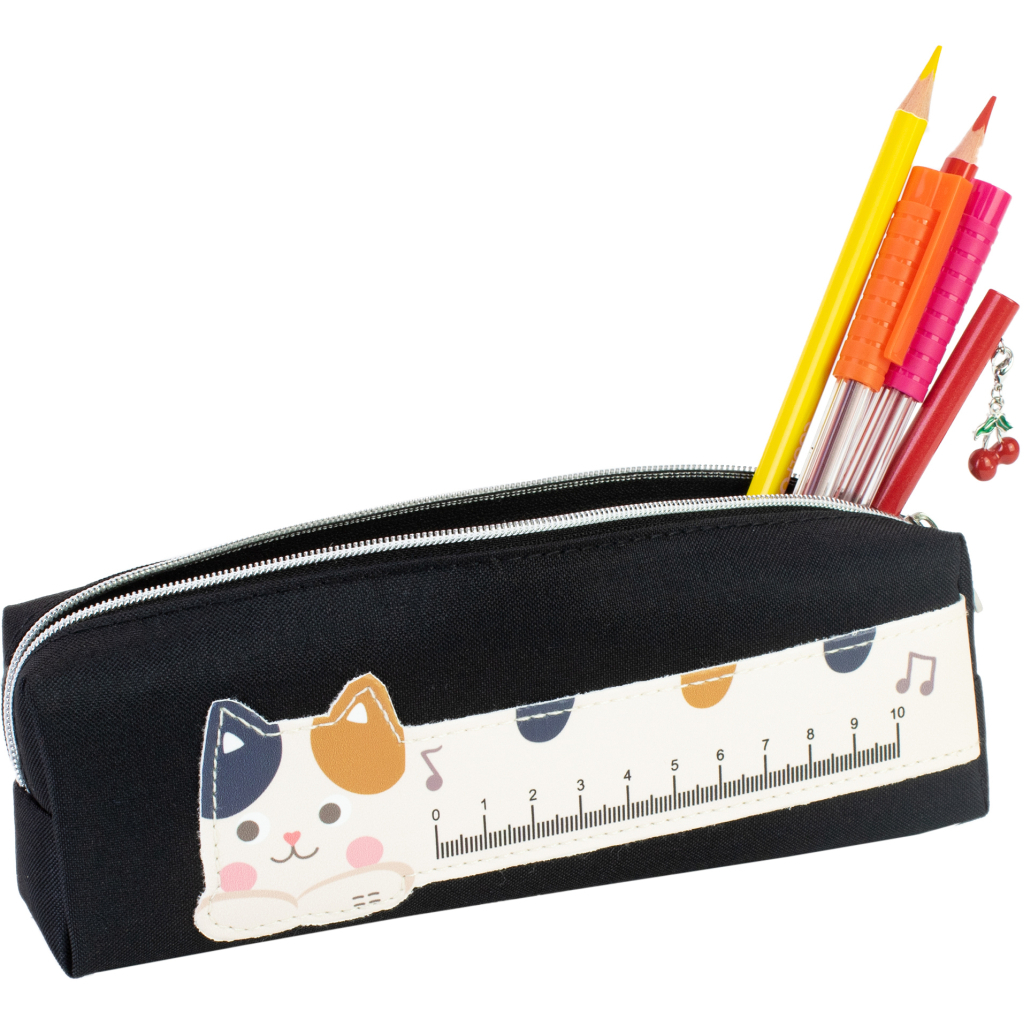 Пенал Cool For School 1 відділення Cat чорний (CF87000) - зображення 2