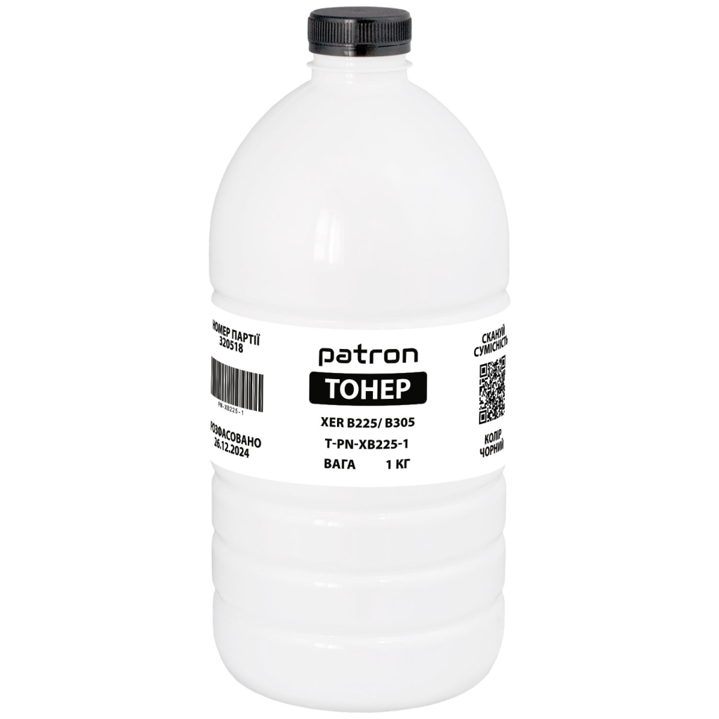 Тонер Xerox B225/B305, 1 кг Patron (PN-XB225-1) - зображення 1