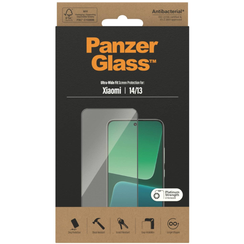 Скло захисне PANZERGLASS Xiaomi 14 | 13 Ultra-Wide Fit (PG_8066) - зображення 4