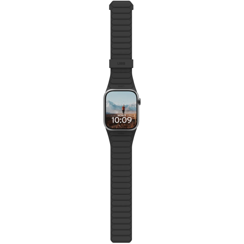 Ремінець до смарт-годинника UAG для Apple Watch Ultra 2/Ultra-49-45-44-42mm, Pathfinder, Black/Titanium (194161114036) - изображение 3