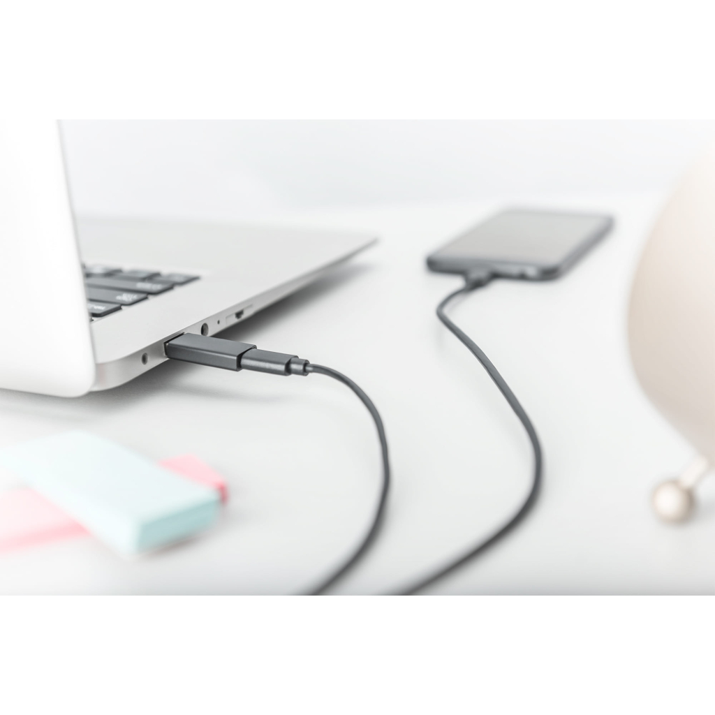 Перехідник USB-A to USB-C (M/F) 3A 5GB ver.3.0 Digitus (AK-300524-000-S) - изображение 2