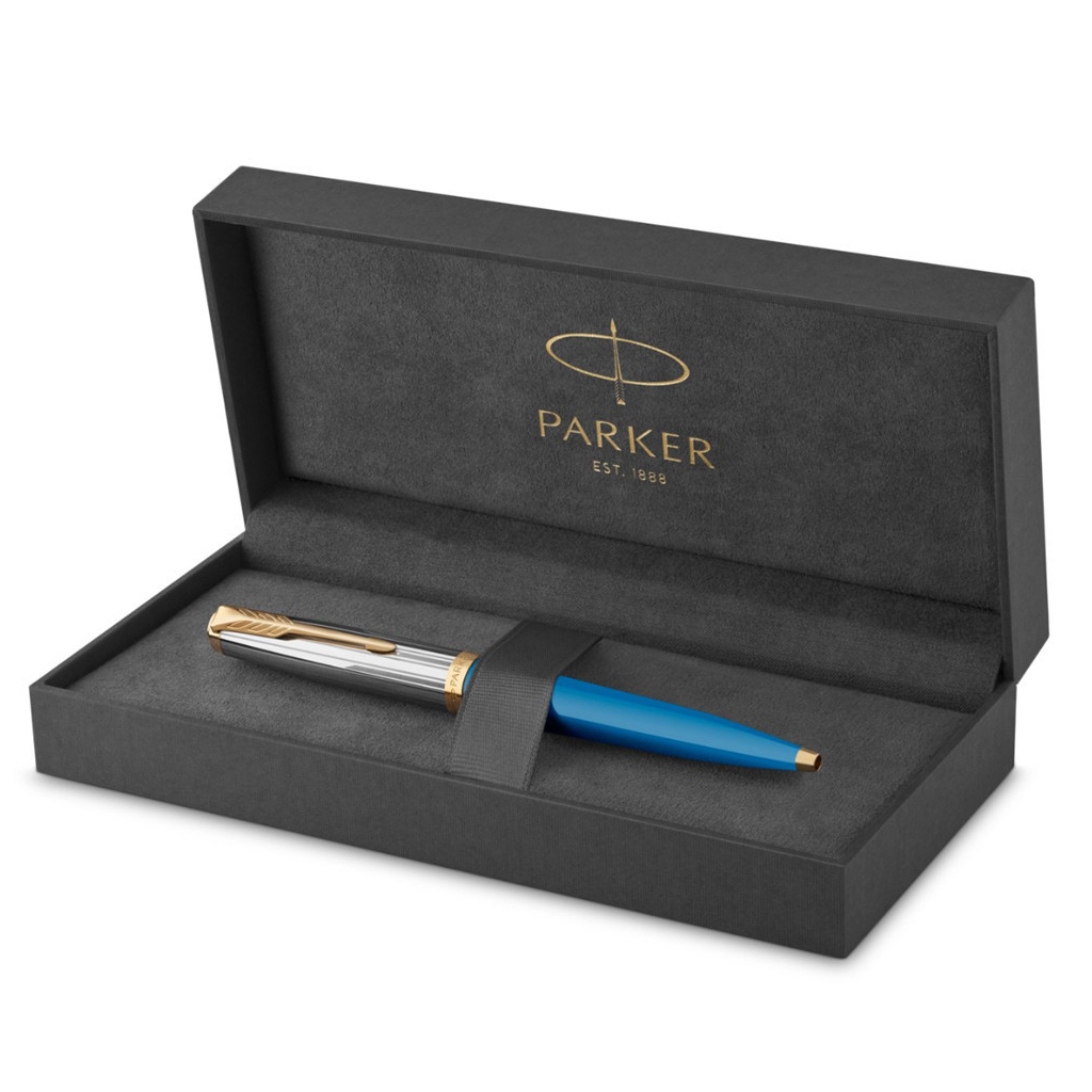 Ручка кулькова Parker 51 Premium Turquoise GT BP (56 432) - зображення 5