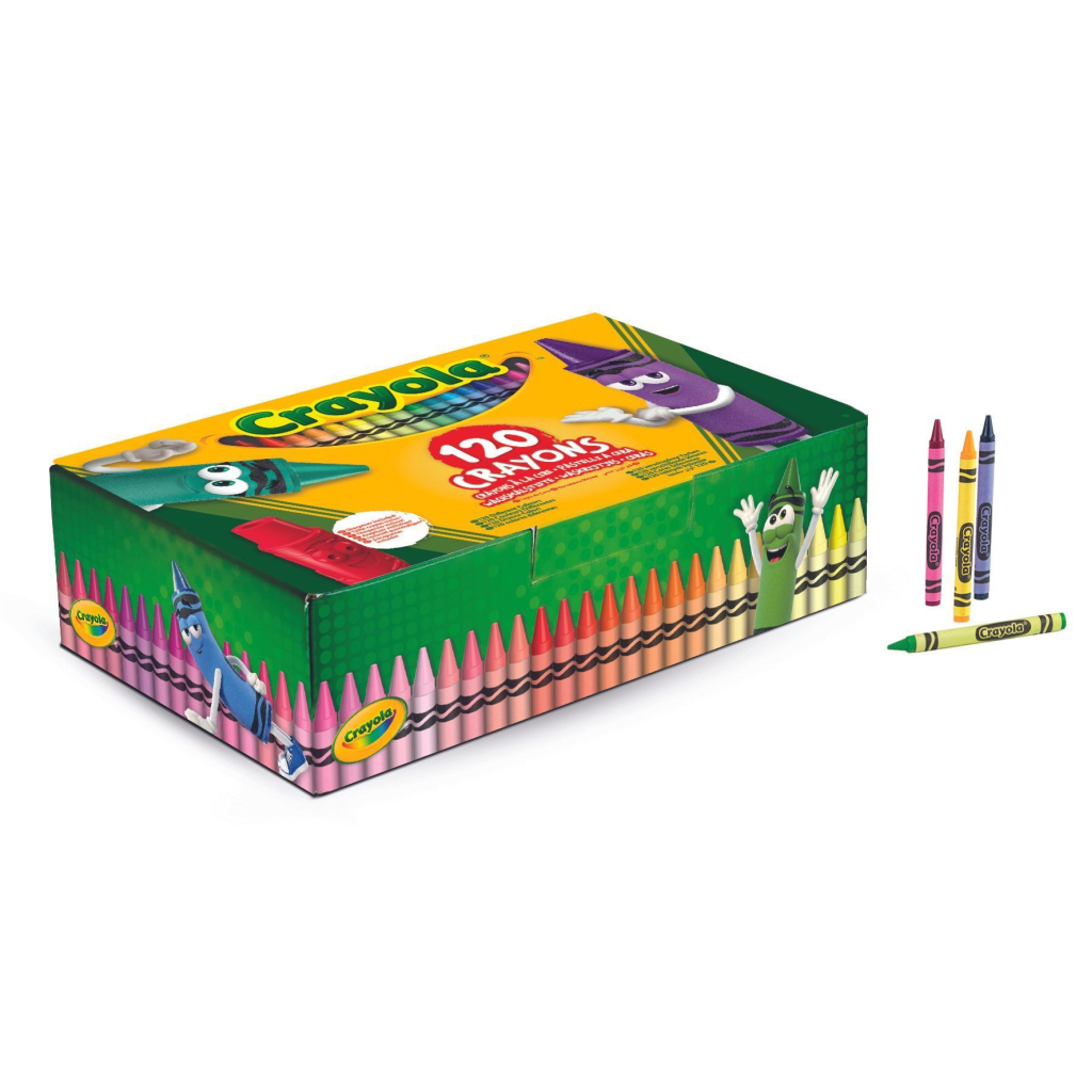 Олівці кольорові Crayola воскові, 120 шт зі стругачкою (52-6920) - зображення 5