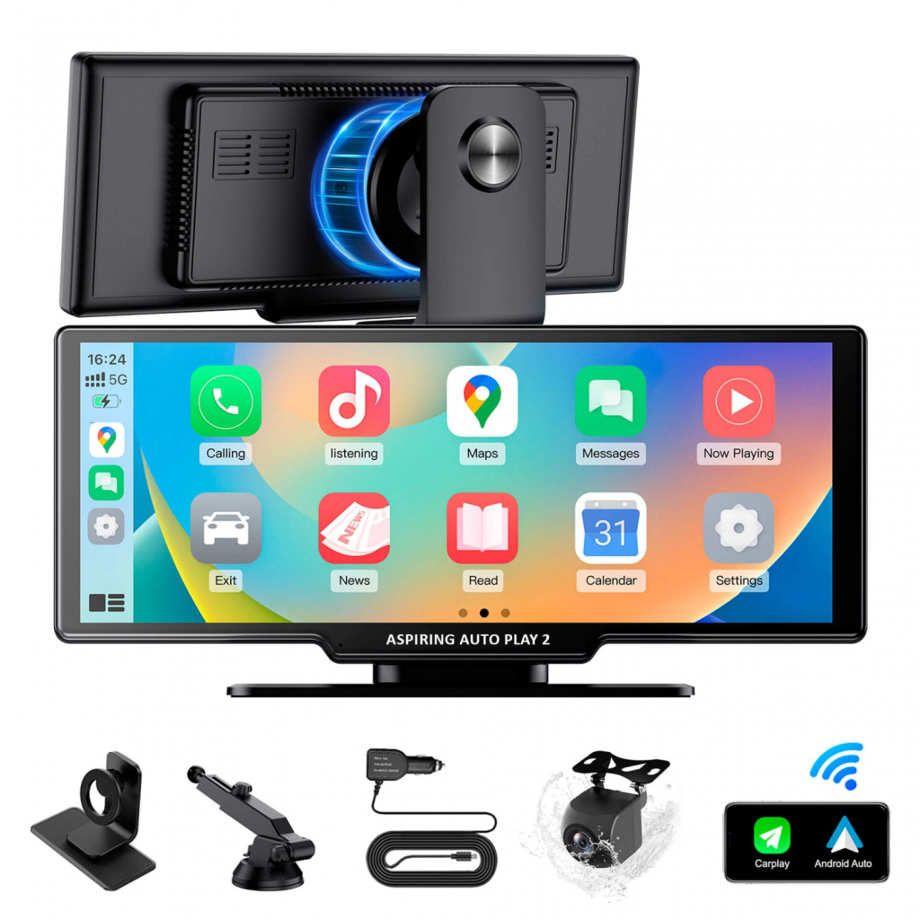 Автомобільний монітор Aspiring Auto Play 2, Magnet, CarPlay, Android auto - изображение 12