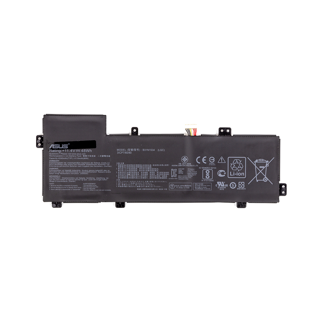 Акумулятор до ноутбука ASUS Zenbook UX510 (B31N1534) 11.4V 4240mAh (NB431571) - зображення 1