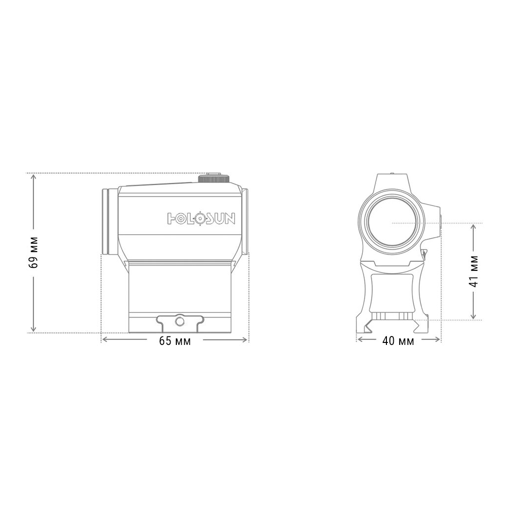 Коліматорний приціл Holosun HS403C (747030) - изображение 8