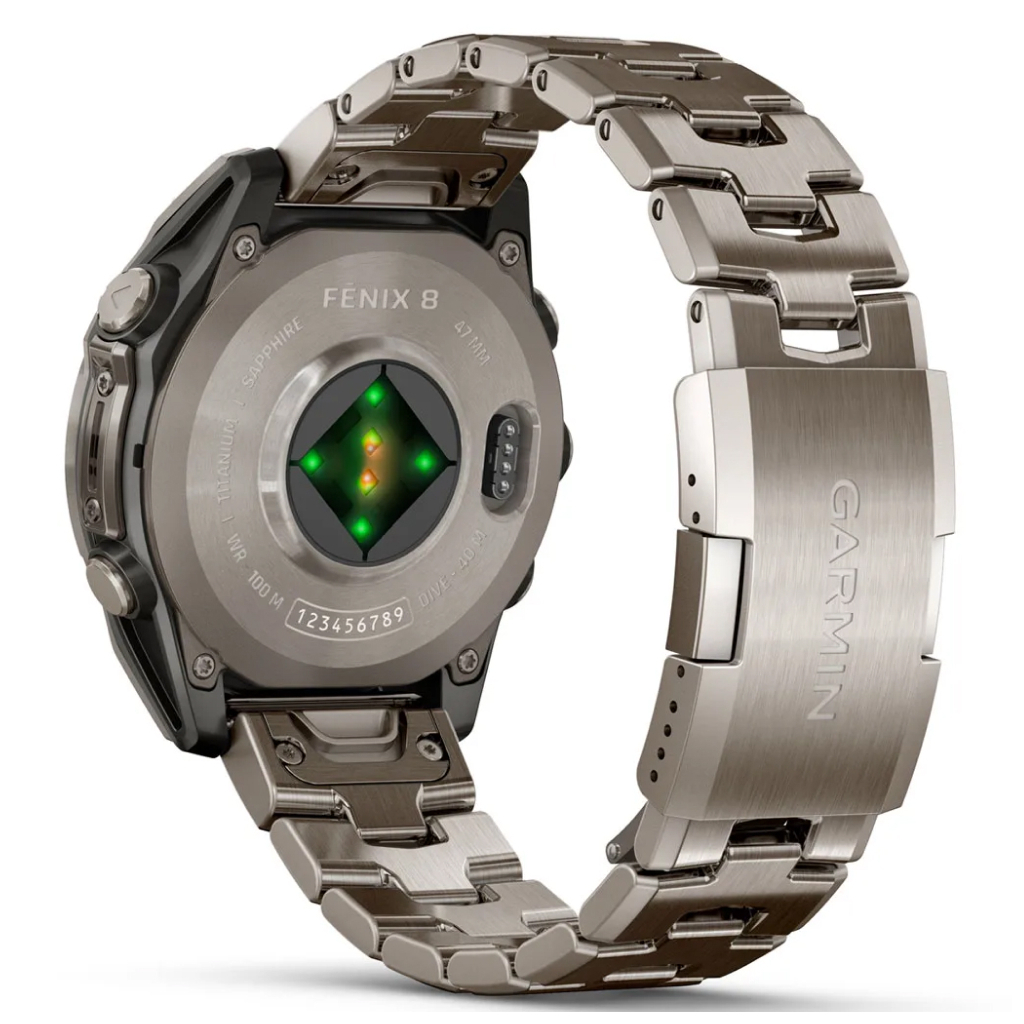 Смарт-годинник Garmin fenix 8 47mm, AMOLED, Saph, Ti/Bare/Graphite w/TiBand,Excl, GPS (010-02904-40) - зображення 6