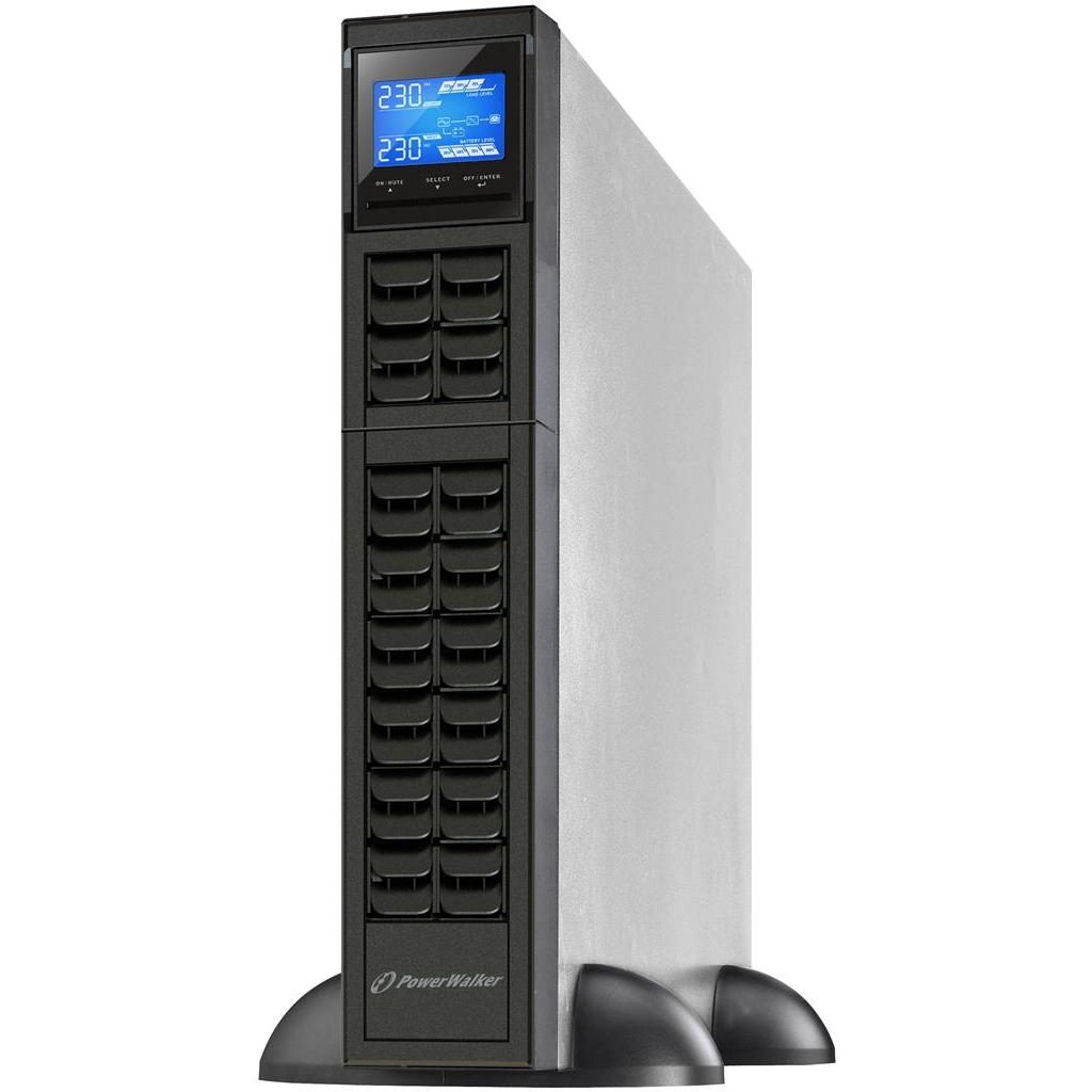 Пристрій безперебійного живлення PowerWalker VFI 2000 CRM LCD Rack/Tower (10122001) - зображення 1