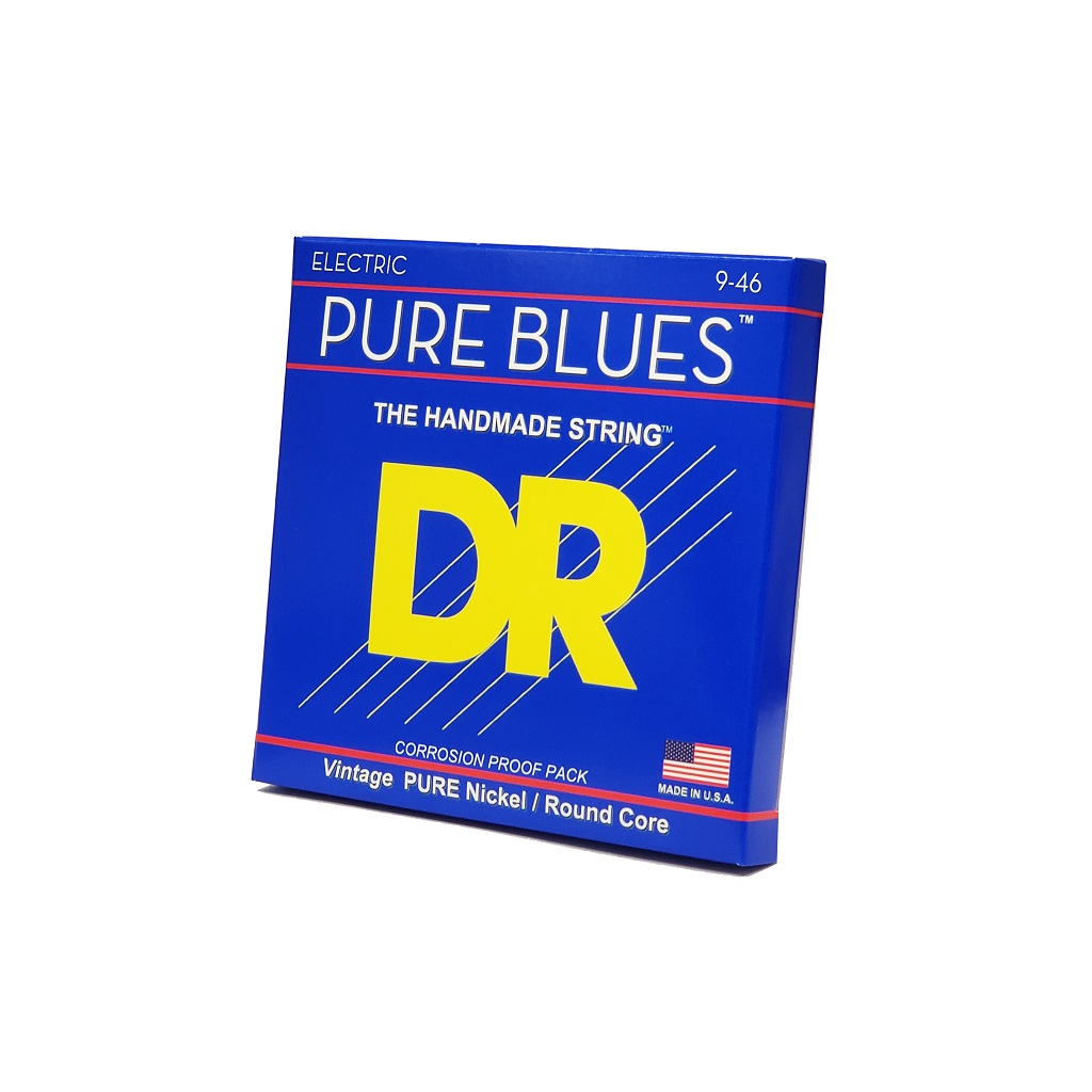 Струни для гітари DR Strings PURE BLUES Electric Guitar Strings - Light to Medium (09-46) (PHR-9/46) - зображення 2