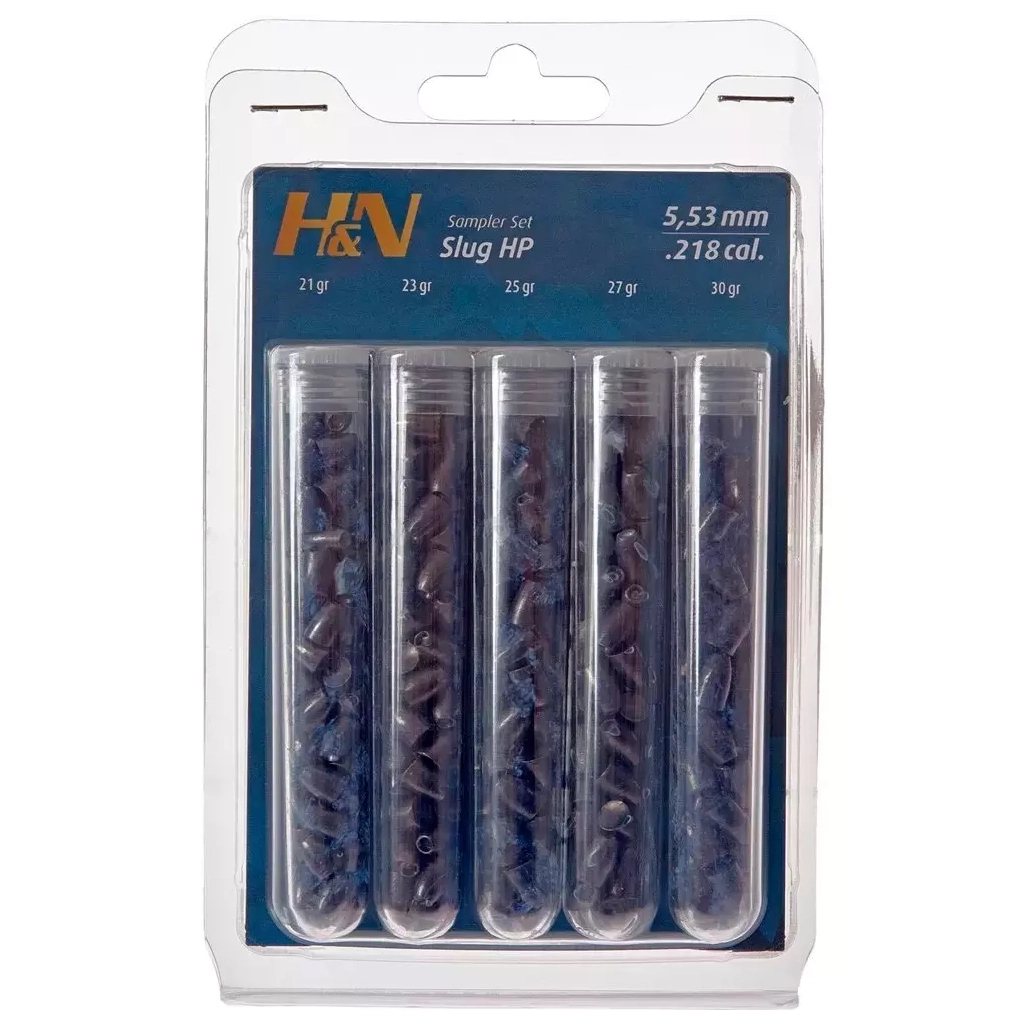 Пульки H&N Slug Sampler Test Set 5,53 мм (99985530005) - зображення 1