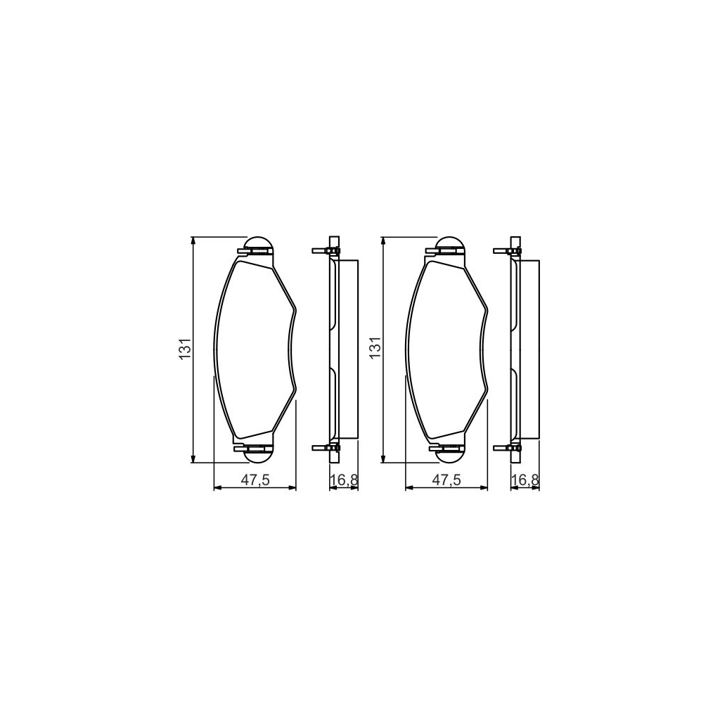 Гальмівні колодки Bosch 0 986 495 244 - зображення 7