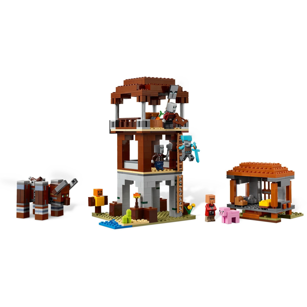 Конструктор LEGO Minecraft Аванпост розбійників та спустошувач (21278) - зображення 4