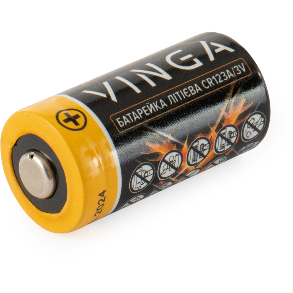 Батарейка CR123A Lithium Vinga (VJLBCR123A1) - зображення 3