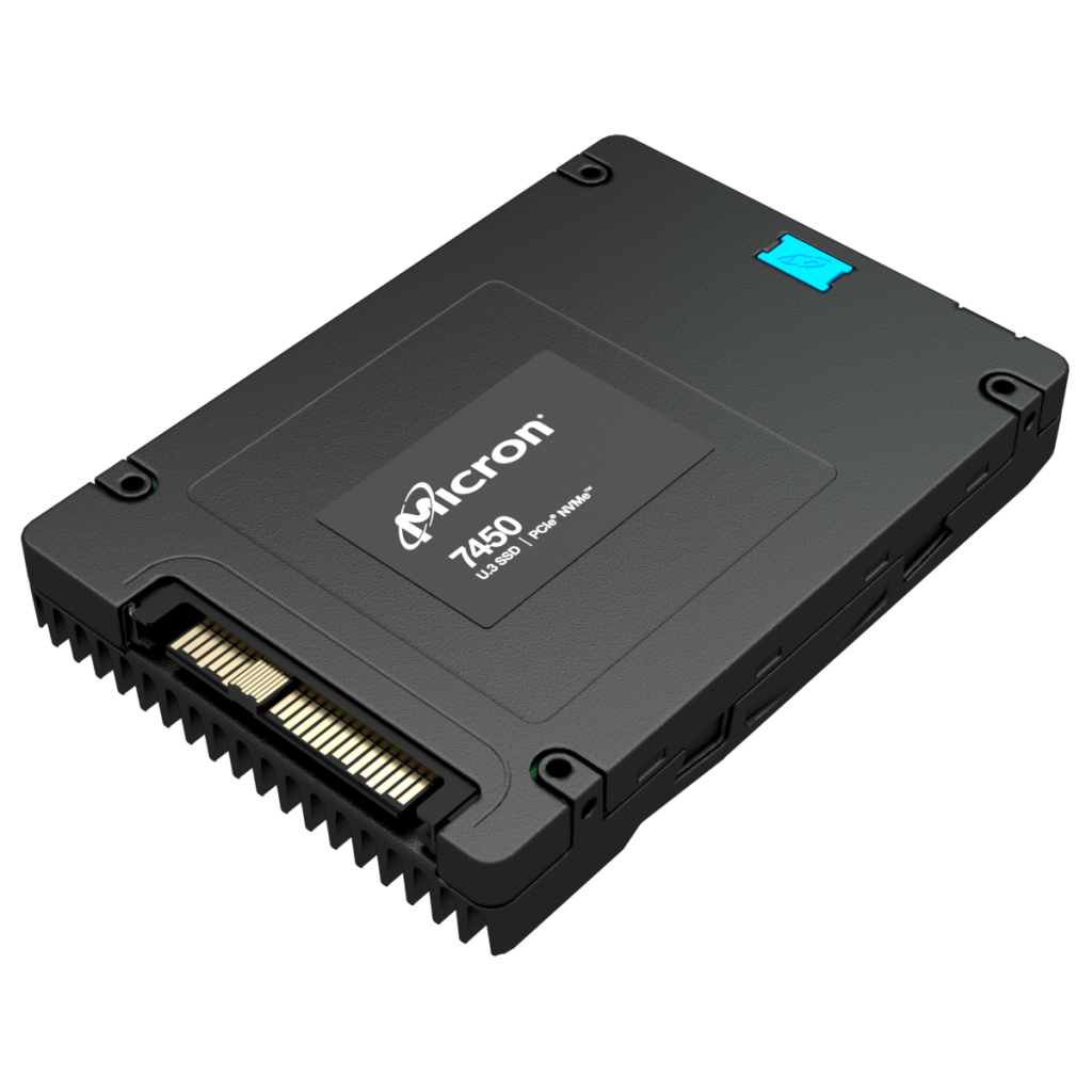 Накопичувач SSD для сервера Micron Micron 7450 PRO 15360GB NVMe U.3 (15mm) Non-SED Enterprise SSD [Single Pack], EAN 649528926265 (MTFDKCC15T3TFR-1BC1ZABYYR) - зображення 3