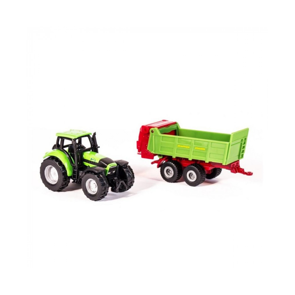 Спецтехніка Siku Трактор Deutz з причепом, 1:55 (6002389) - зображення 4