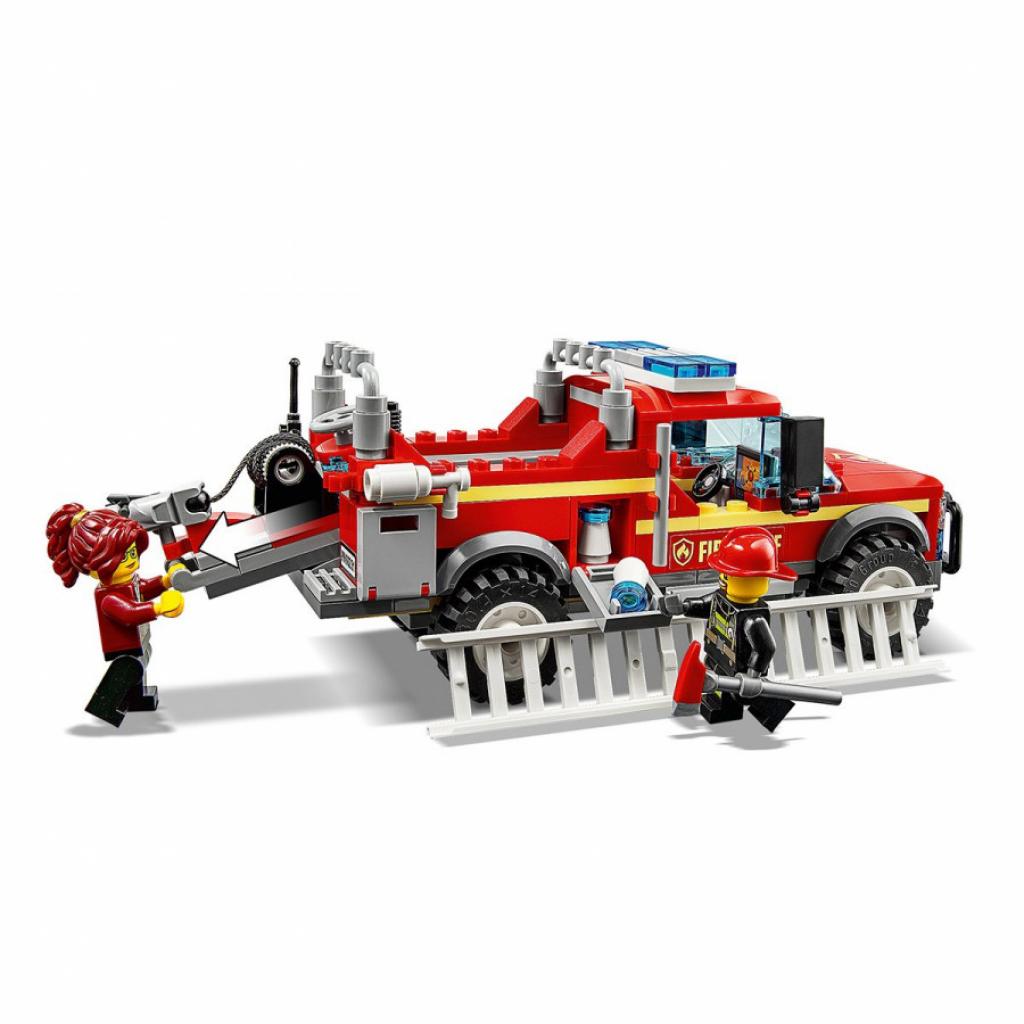 Конструктор LEGO City Вантажівка начальника пожежної охорони 201 деталь (60231) - зображення 6
