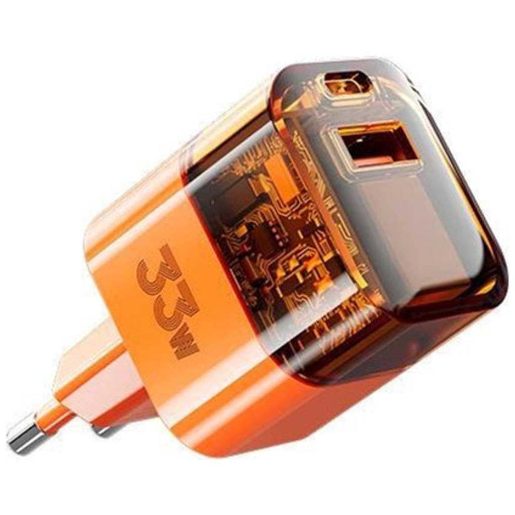 Зарядний пристрій Proda Azeada PD-A88 33W GAN Orange (PD-A88-OR) - зображення 1