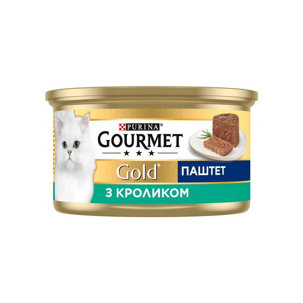 Паштет для котів Purina Gourmet Gold. З кроликом 85 г (7613033728747) - зображення 2