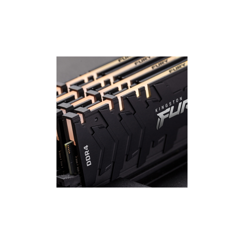 Модуль пам'яті для комп'ютера DDR4 8GB 3200 MHz RenegadeBlack Kingston Fury (ex.HyperX) (KF432C16RB/8) - зображення 3