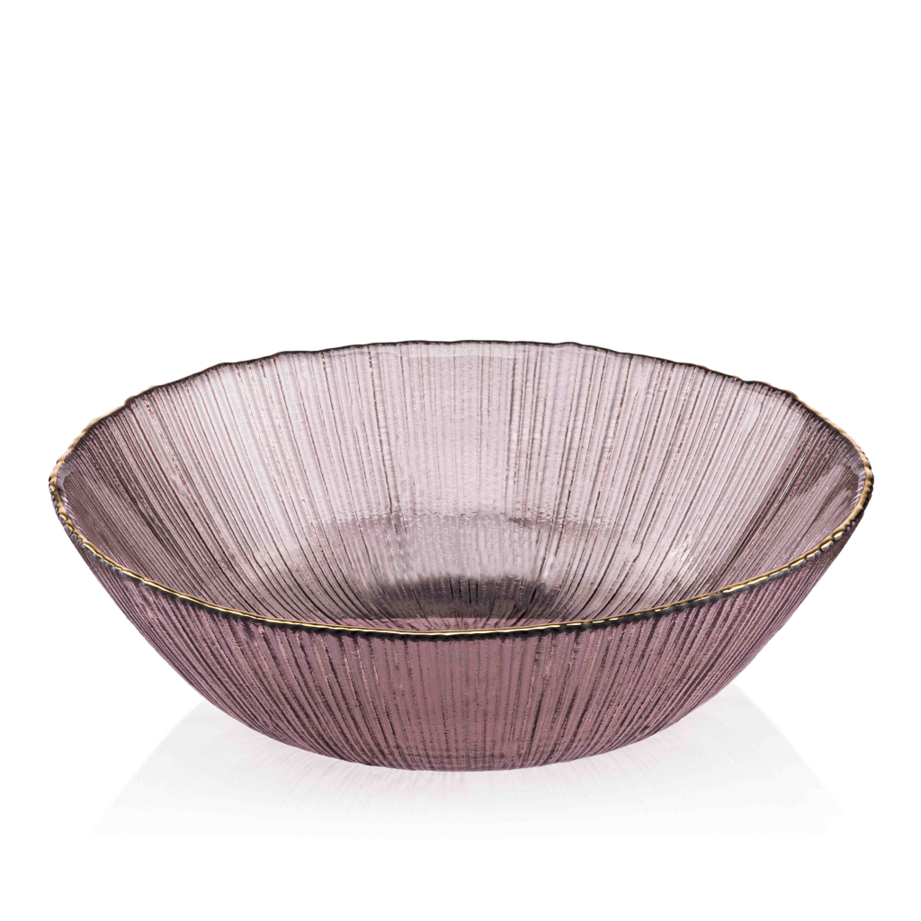 Салатник Ardesto Mallow 16.8см, скло, рожевий (AR5014) - зображення 2