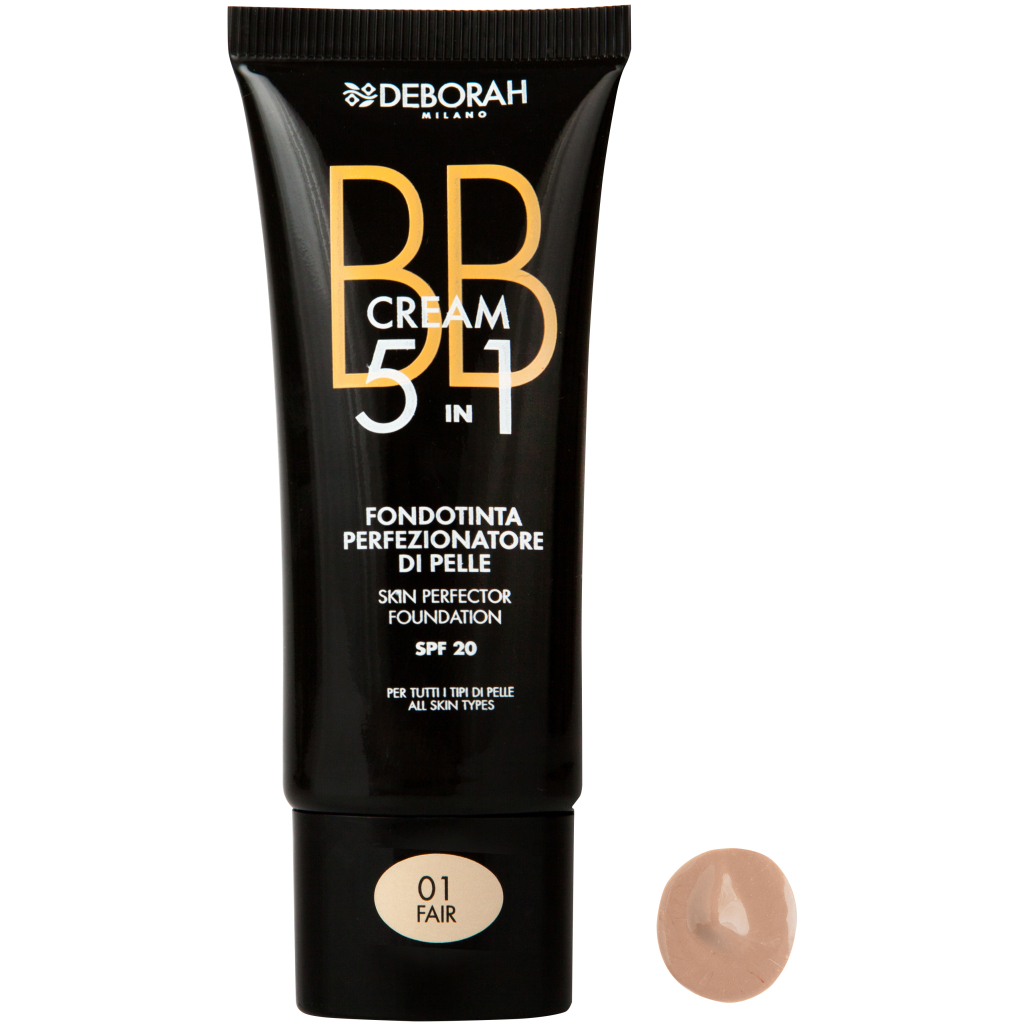 BB-крем Deborah 5-in-1 Foundation SPF20 01 - Fair 30 мл (8009518135688) - изображение 1