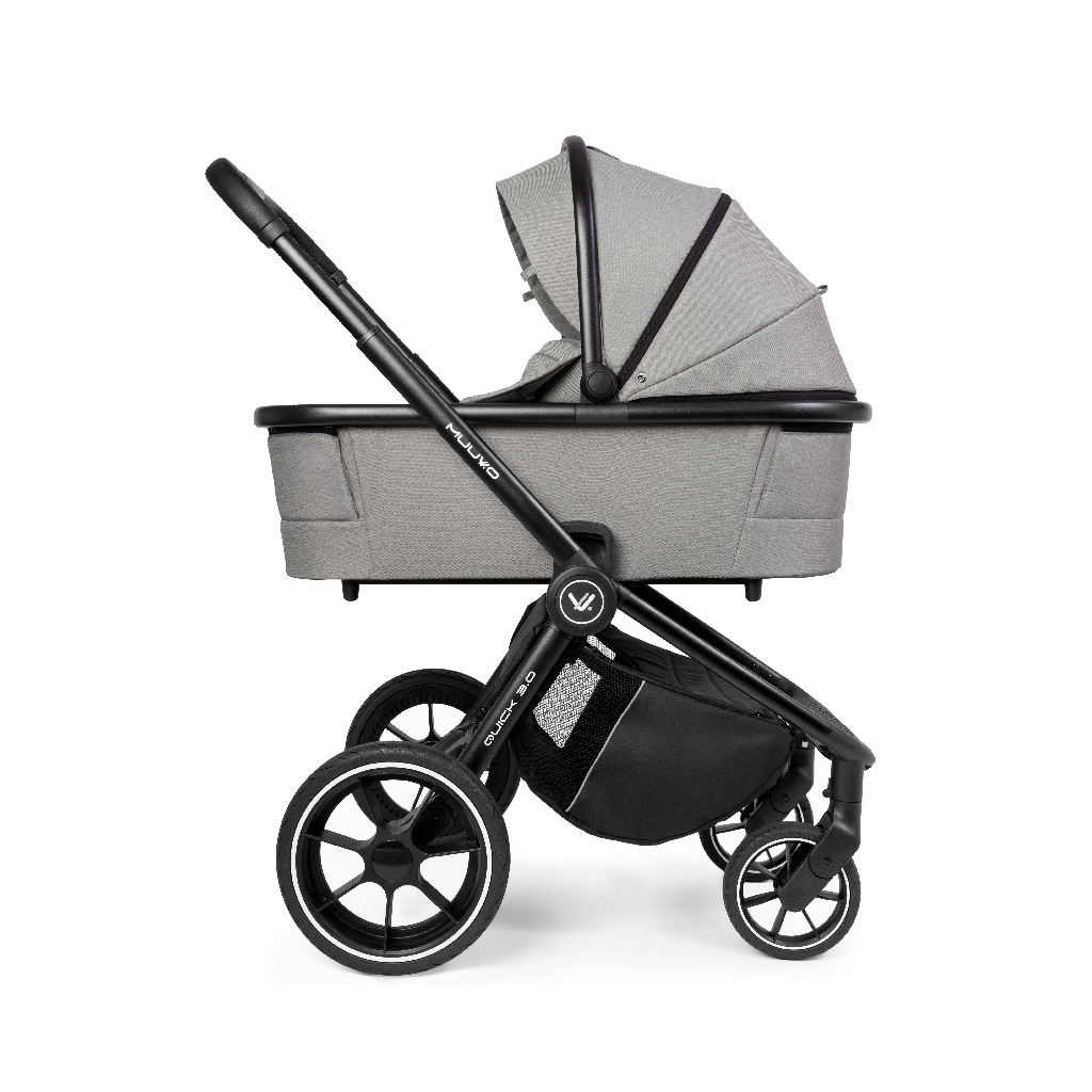 Коляска Muuvo 2 в 1 Quick 3.0 Steel Grey XL (KM2V1Q3.0SGXL) - зображення 4