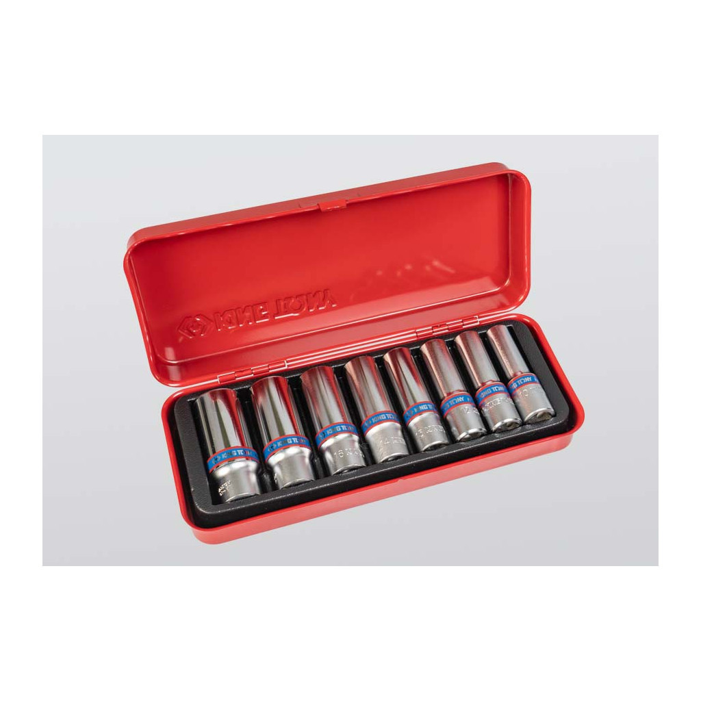 Набір головок KING TONY 3/8" 8 шт. (3508MR) - зображення 2