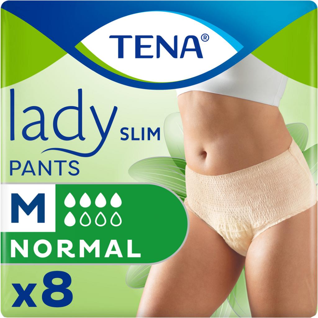 Підгузки для дорослих Tena Трусики для жінок Lady Slim Pants Normal Medium 8 шт (7322541226842) - зображення 1
