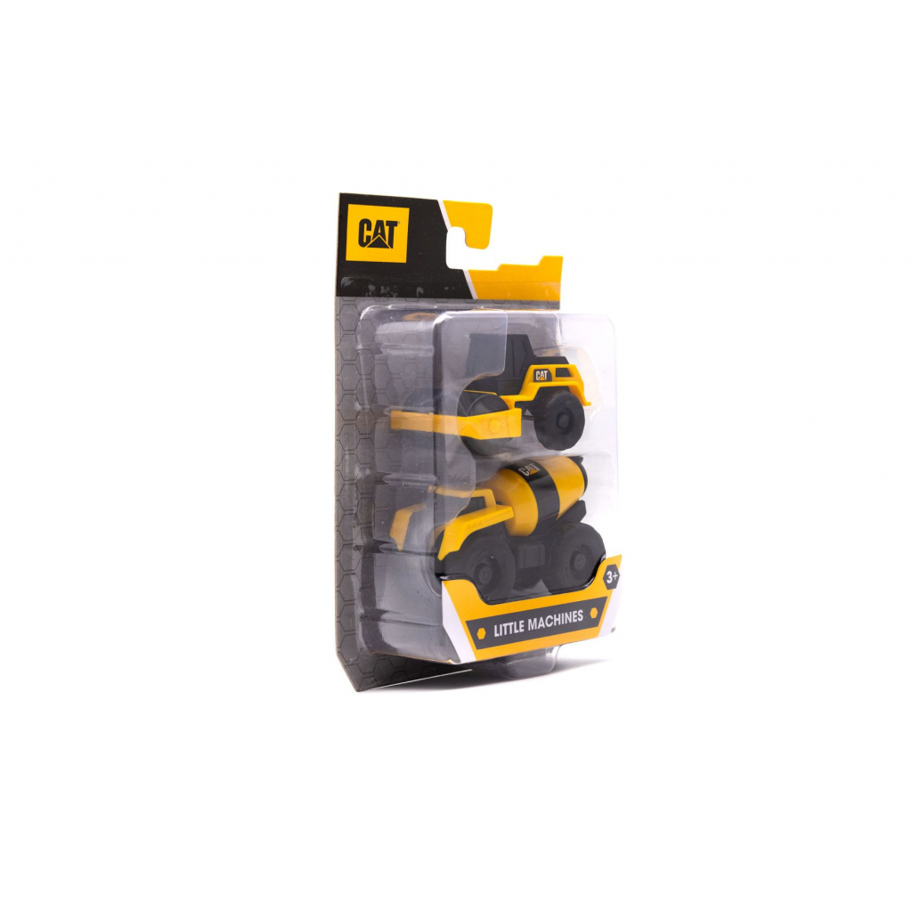 Спецтехніка Funrise Міні-техніка CAT Цементовоз та Дорожній каток (83191) - зображення 3