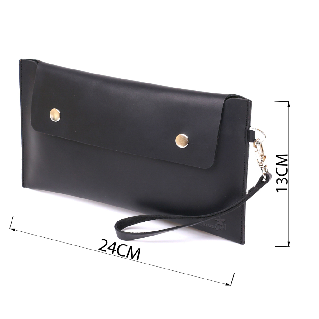 Косметичка Shvigel Шкіряна матова тревел Чорна (16426) - зображення 3