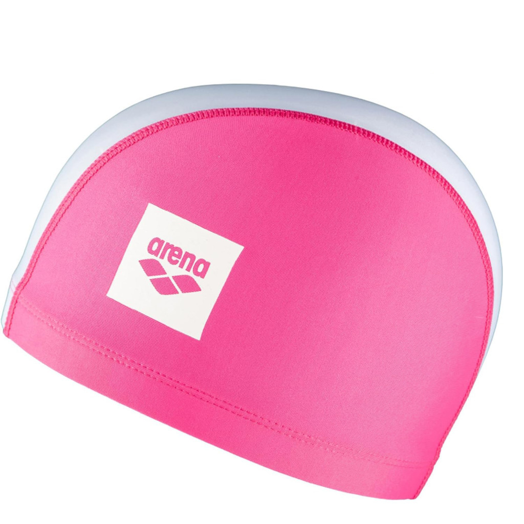 Шапка для плавання Arena Unix II JR 002384-105 рожевий, білий Діт OSFM (3468336220818) - зображення 2