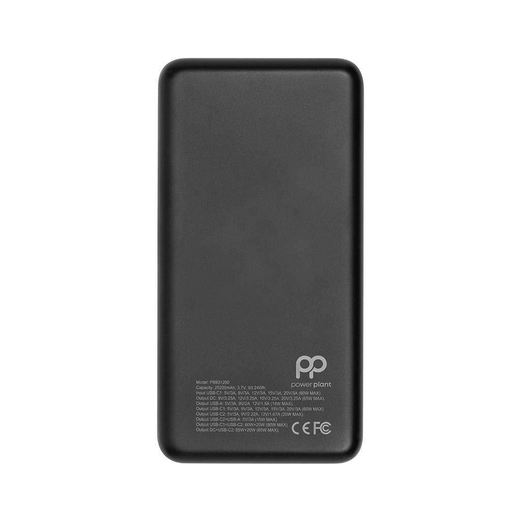 Батарея універсальна PowerPlant A16005 25200mAh, PD/85W, DC/5-20V 10 connectors (PB931200) - зображення 3