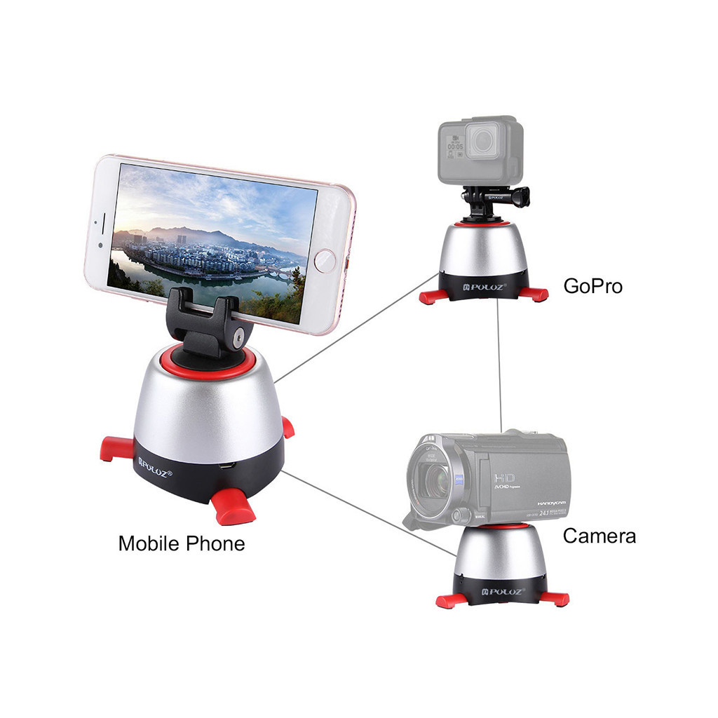 Голова штативна Puluz PU360R red (PU360R) - зображення 3