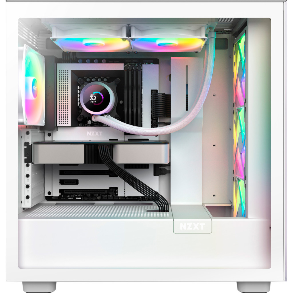 Система рідинного охолодження NZXT Kraken RGB 280mm w/Display, (RL-KR280-W1) - зображення 6