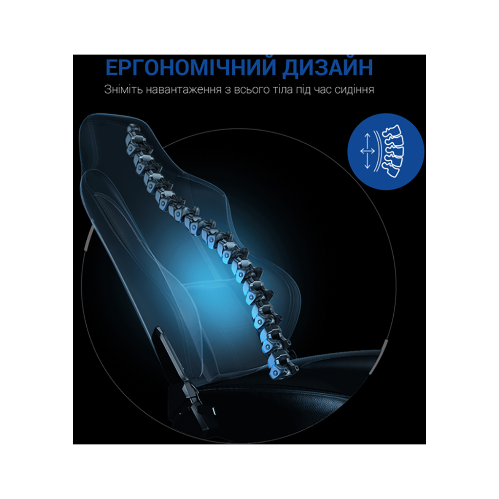 Крісло ігрове Anda Seat Luna Color PVC Size L Black/Blue (AD18-48-BS-PV) - зображення 11