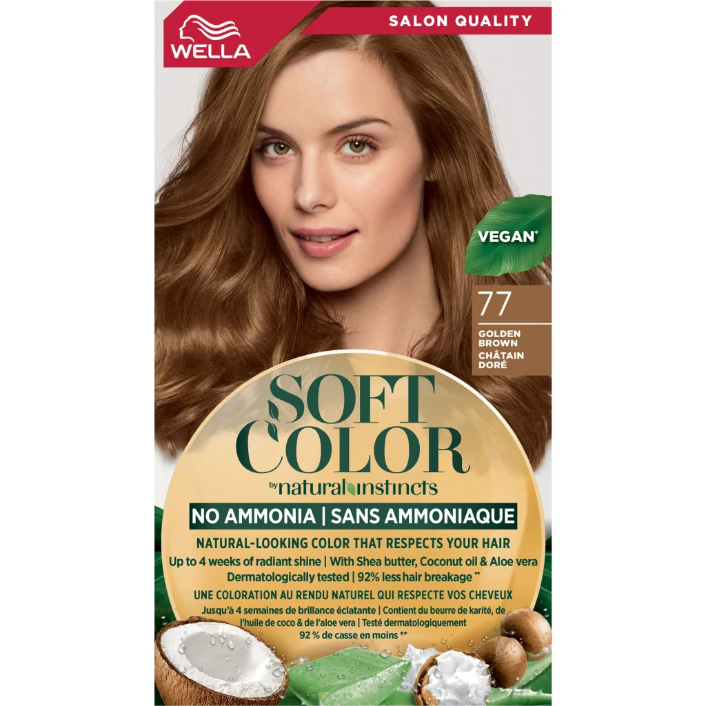 Фарба для волосся Wella Soft Color Безаміачна 77 - Золотисто-коричневий (3614228865777) - изображение 2