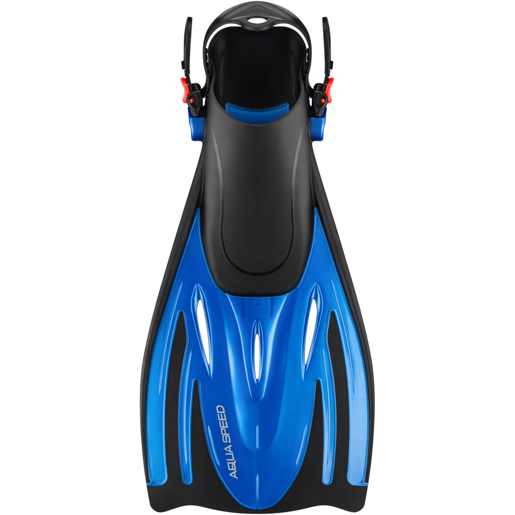 Ласти Aqua Speed Wombat Kid 528-11-2 чорний, синій 32-37 (5908217630346) - зображення 2