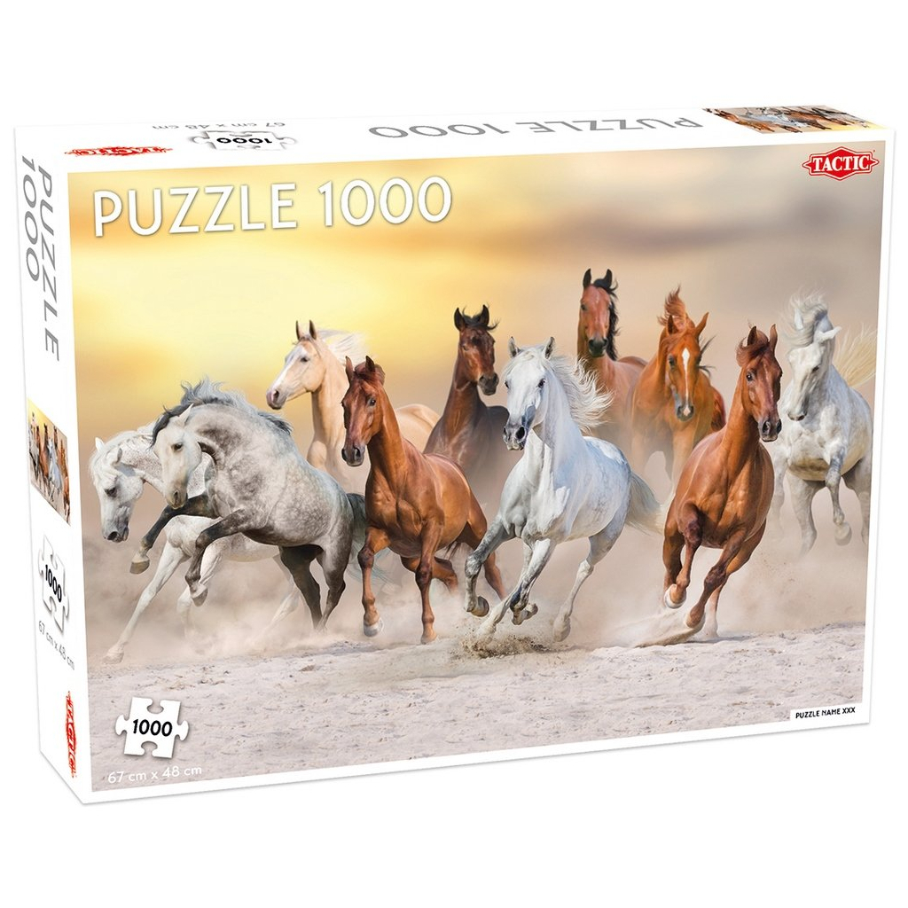 Пазл Tactic Дикі коні, 1000 елементів (56754) - зображення 1
