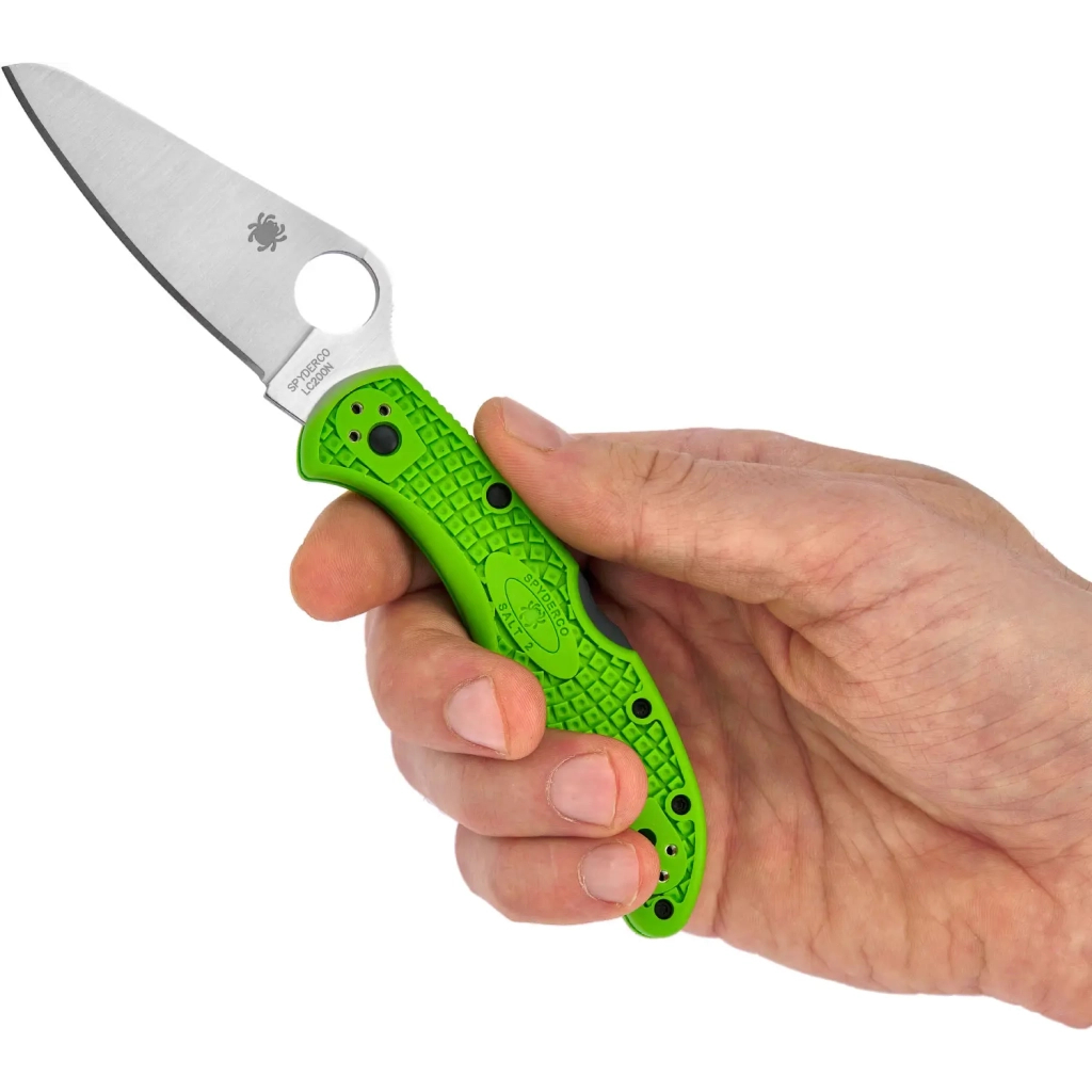Ніж Spyderco Salt 2 Plainedge LC200N green (C88FPGR2) - зображення 5