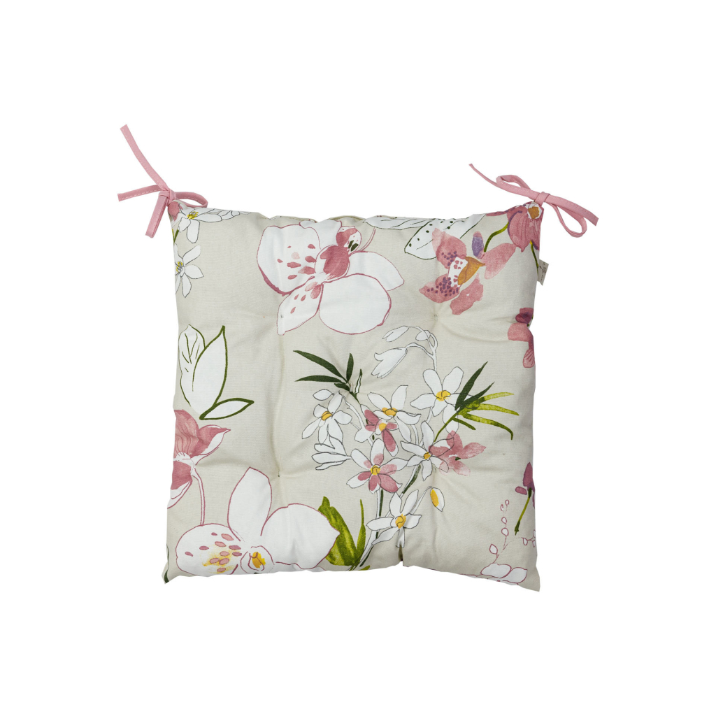 Подушка на стілець Прованс Орхідея 40х40 см (4823093449466) - зображення 1